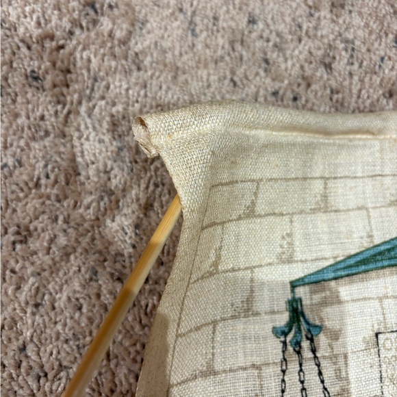 Lot 8 Vintage 60s 70s Linen Calendar Towels Country Farmhouse Folk Kitchen - Picture 3 of 13